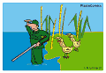 Caccia alle anatre - vignetta umoristica